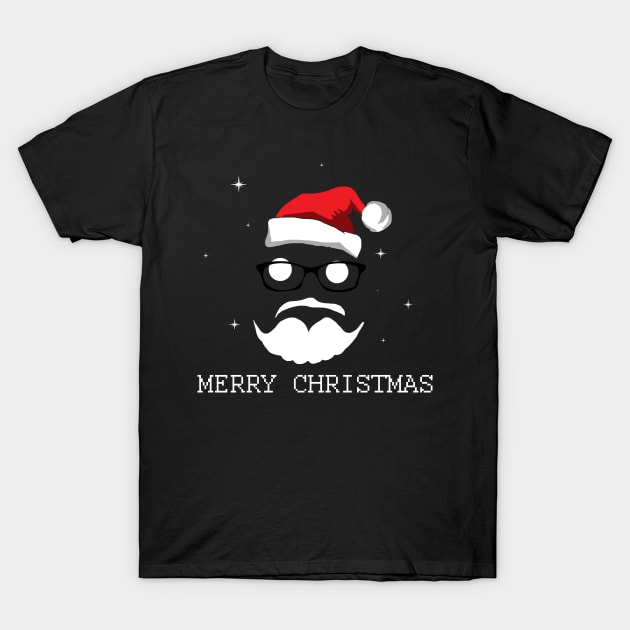 Santa T-Shirt by mephobiadesigns